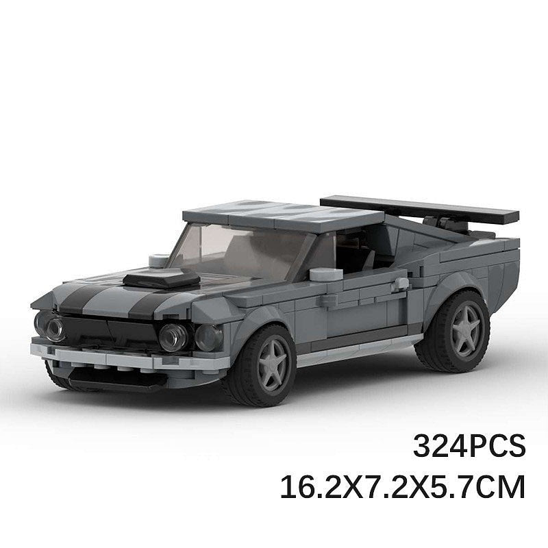 1969 Boss 302 Classic Muscle Car MOC Building Kit | Vehicle Model - 9