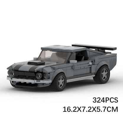 1969 Boss 302 Classic Muscle Car MOC Building Kit | Vehicle Model - 9