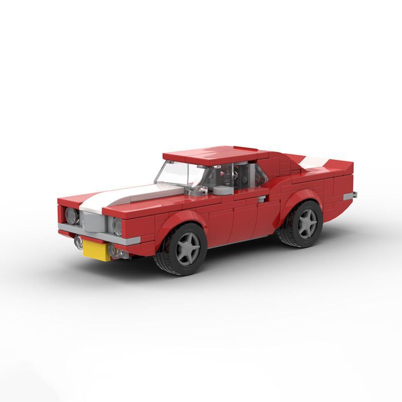 1969 chevrolet camaro building set -red | moc-40954 - 1