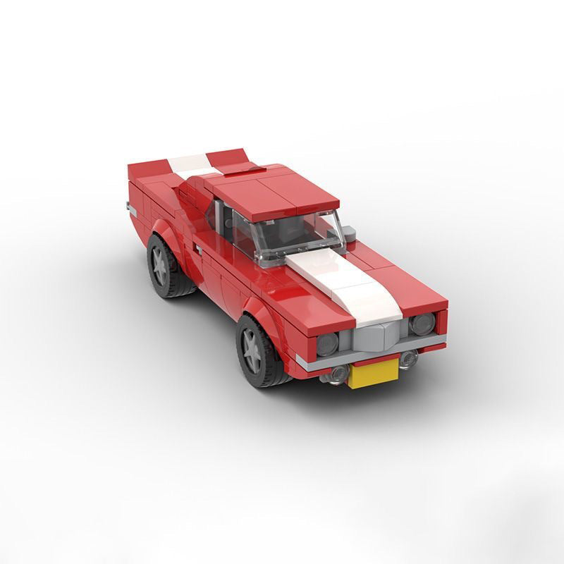 1969 chevrolet camaro building set -red | moc-40954 - 6