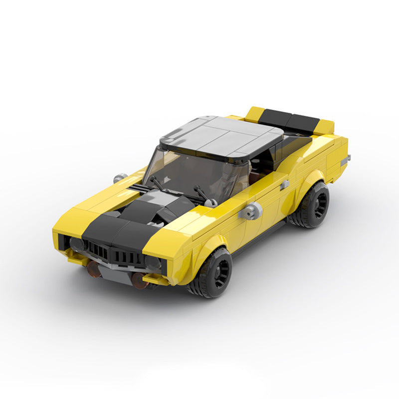 1969 Classic Muscle Car Building Kit | LEGO-Compatible MOC - 2