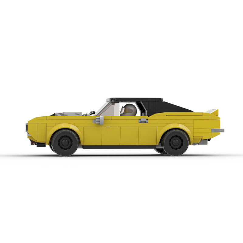 1969 Classic Muscle Car Building Kit | LEGO-Compatible MOC - 4