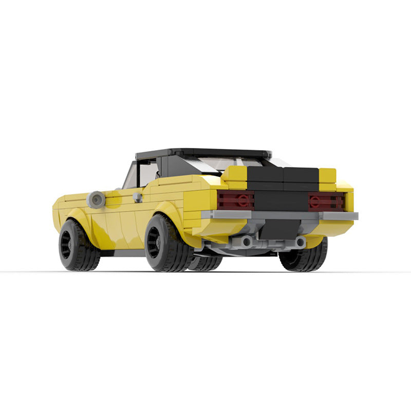 1969 Classic Muscle Car Building Kit | LEGO-Compatible MOC - 5