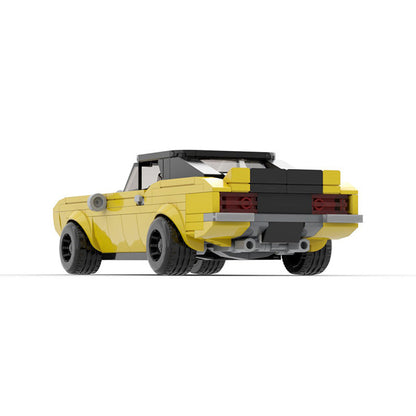 1969 Classic Muscle Car Building Kit | LEGO-Compatible MOC - 5