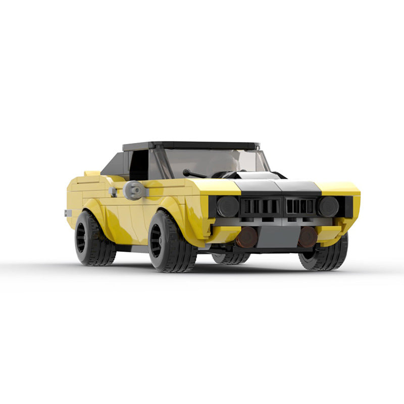 1969 Classic Muscle Car Building Kit | LEGO-Compatible MOC - 6