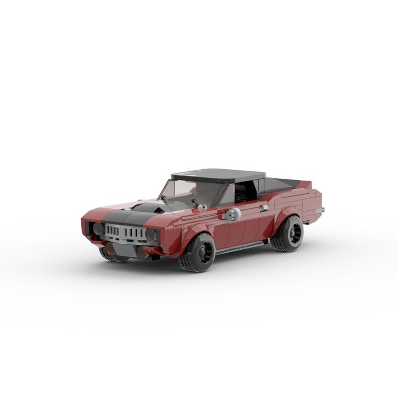 1969 Classic Muscle Car Building Kit | LEGO-Compatible MOC - 8