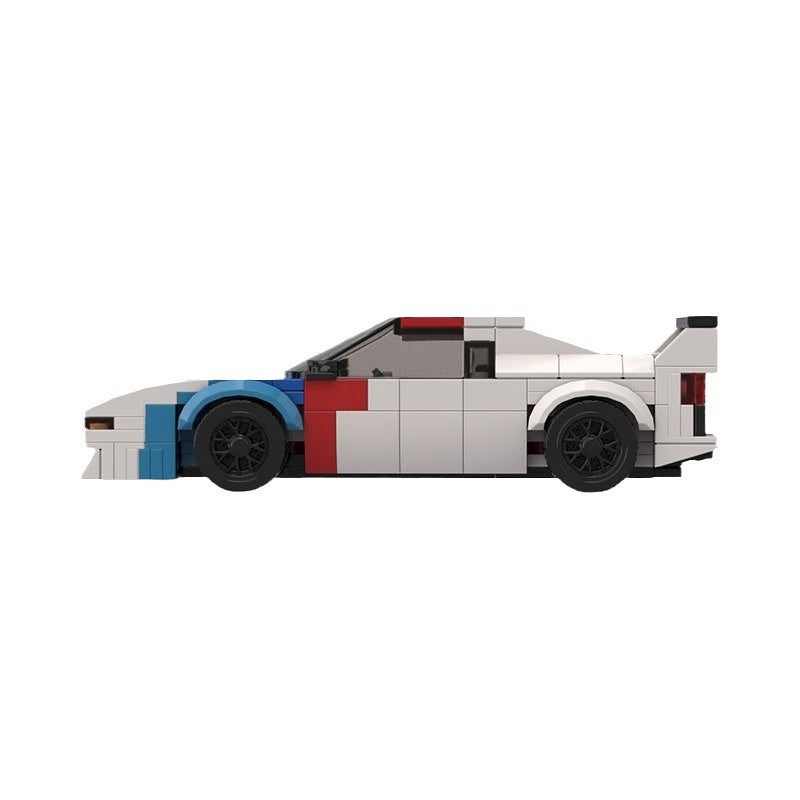 1970s M1 Wedge Supercar Building Kit | LEGO-Compatible MOC - 5