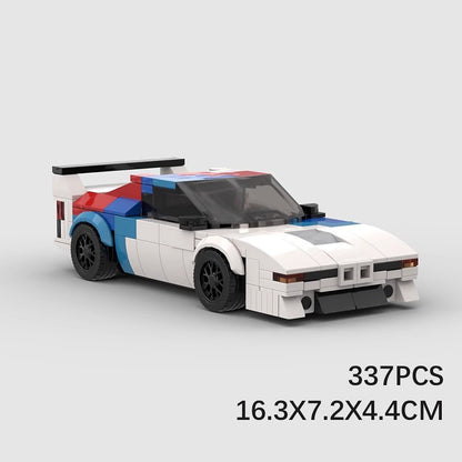 1970s M1 Wedge Supercar Building Kit | LEGO-Compatible MOC - 6
