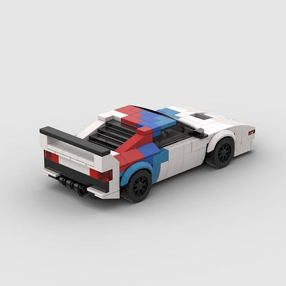 1970s M1 Wedge Supercar MOC Building Kit | Retro Vehicle Model - 3