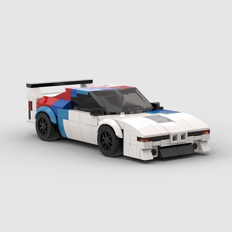 1970s M1 Wedge Supercar MOC Building Kit | Retro Vehicle Model - 4