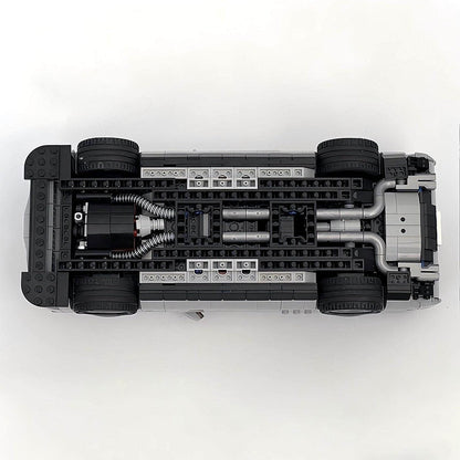 1970s Supercharged V8 Muscle Car MOC Building Kit | 14-Stud Wide - 14