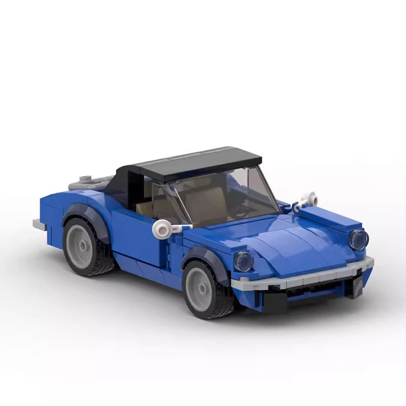 1971 Vintage British Convertible Building Kit | LEGO-Compatible MOC - 3