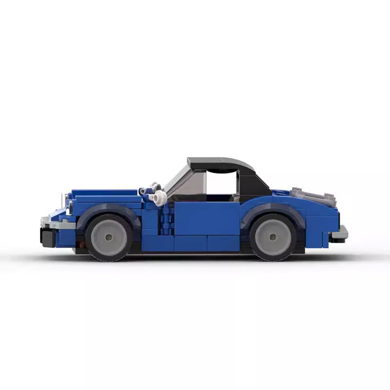 1971 Vintage British Convertible Building Kit | LEGO-Compatible MOC - 4
