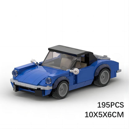 1971 Vintage British Convertible Building Kit | LEGO-Compatible MOC - 6