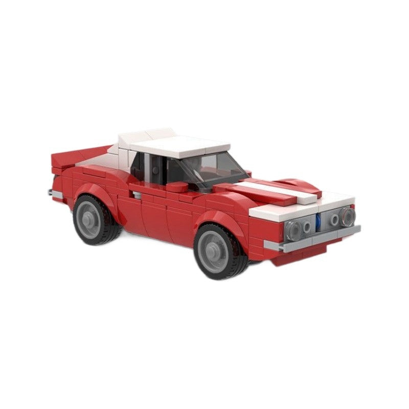 1973 Classic Crime Drama Coupe Muscle Car Building Kit | LEGO-Compatible MOC - 5