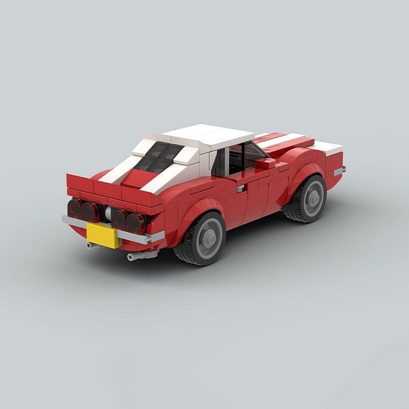 1973 Classic Crime Drama Coupe Muscle Car MOC Building Kit - 3