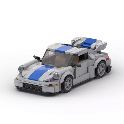 1976 Retro 911 Turbo Sports Car Building Kit | LEGO-Compatible MOC - 1