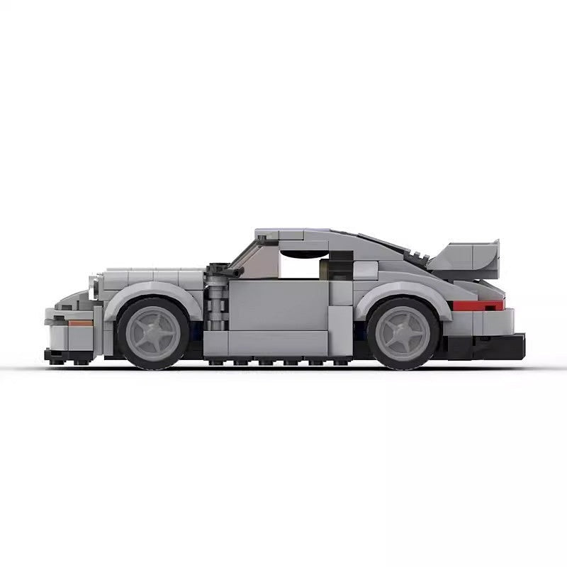 1976 Retro Turbo Sports Car MOC Building Kit | Classic Vehicle Model - 4