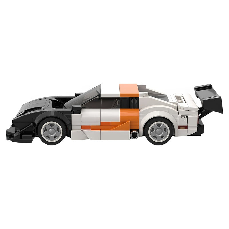 1976 V8 Custom Time Attack Sports Car MOC Building Kit - 2