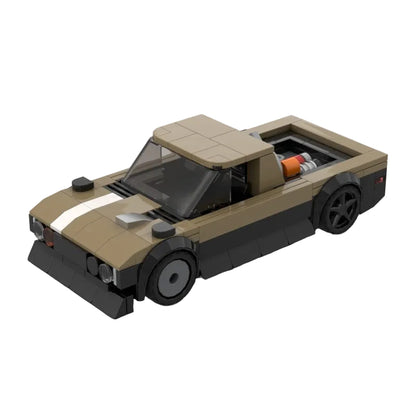 1978 Datsun 620 Drift Truck Building Kit | MOC-176731 - 1