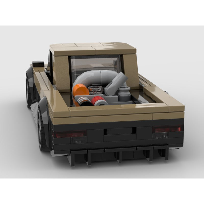 1978 Datsun 620 Drift Truck Building Kit | MOC-176731 - 2