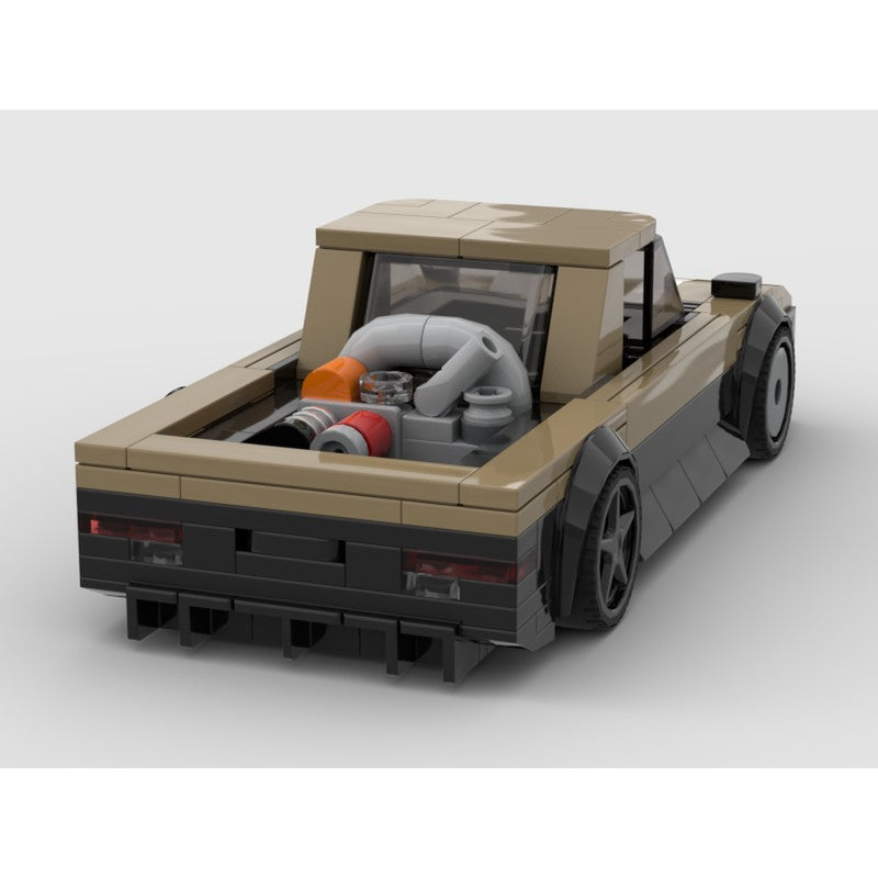 1978 Datsun 620 Drift Truck Building Kit | MOC-176731 - 4