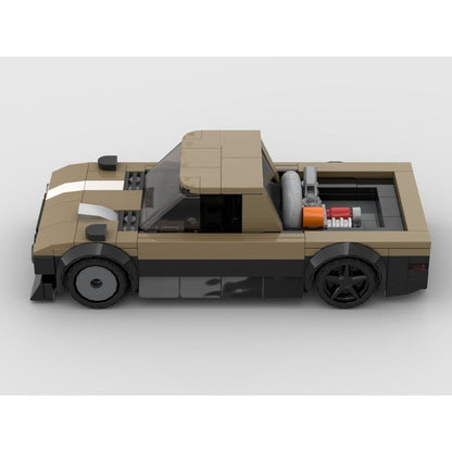 1978 Datsun Drift Truck MOC Building Kit | Classic Pickup Vehicle Model - 3