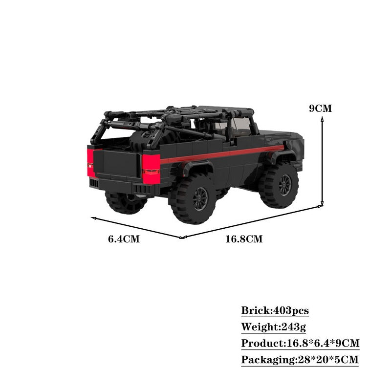 1979 Retro 4x4 Off-Road Vehicle MOC Building Kit | Classic Adventure Model - 4