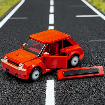 1980s French Hot Hatch MOC Building Kit | Retro Sport Car Model - 5
