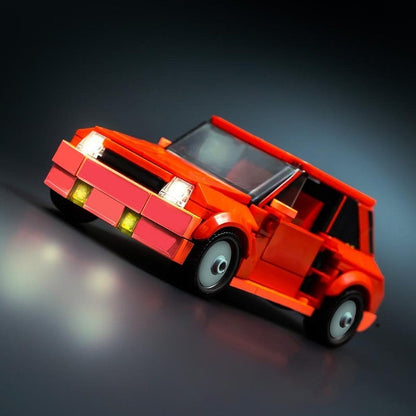 1980s French Hot Hatch MOC Building Kit | Retro Sport Car Model - 6
