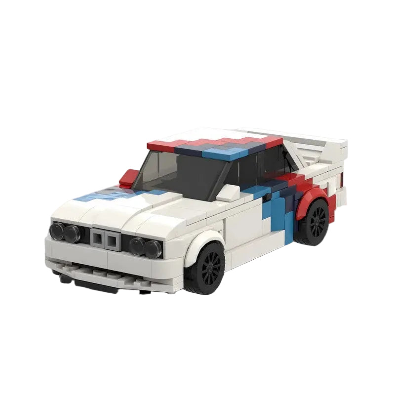 1980s Retro German Touring Car Building Kit | 8 studs LEGO-Compatible MOC - 1