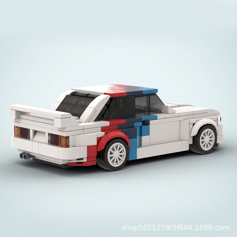 1980s Retro German Touring Car Building Kit | 8 studs LEGO-Compatible MOC - 2