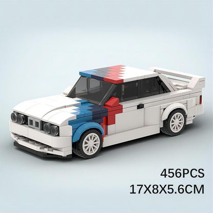 1980s Retro German Touring Car MOC Building Kit | Classic Racing Vehicle Model - 5