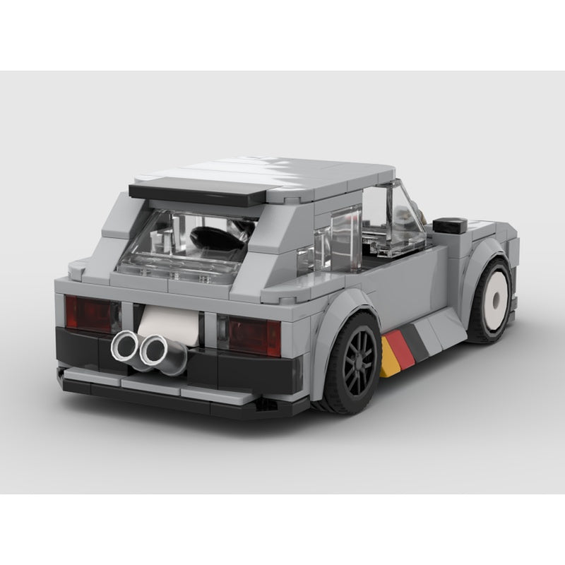1981 German Turbo Hot Hatch Custom MOC Building Kit - 4