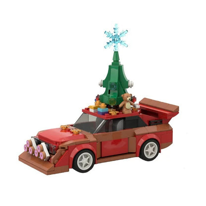 1985 Festive Rally Car Building Kit | LEGO-Compatible MOC - 1