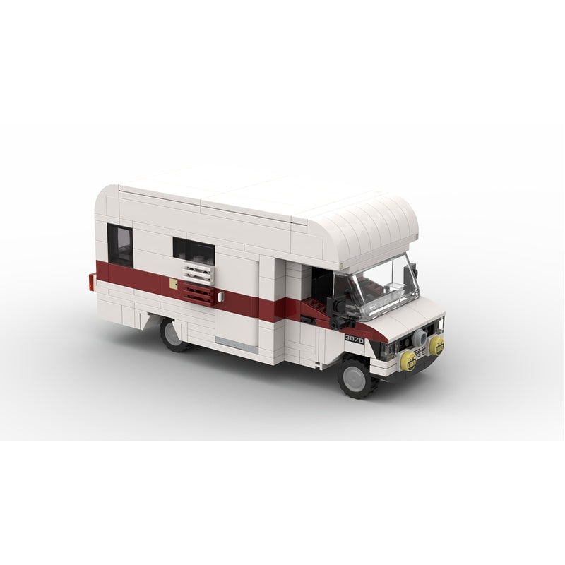 1986 Classic High-Roof T1 Camper Van MOC Building Kit - 3