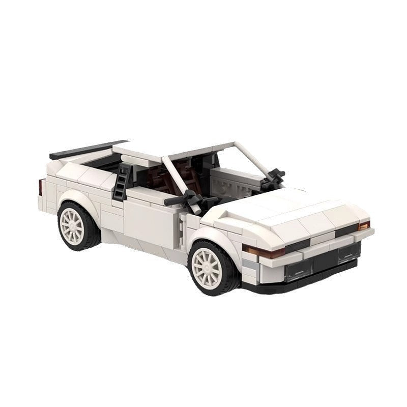 1988 Retro Japanese Coupe Sedan MOC Vehicle Building Kit - 1