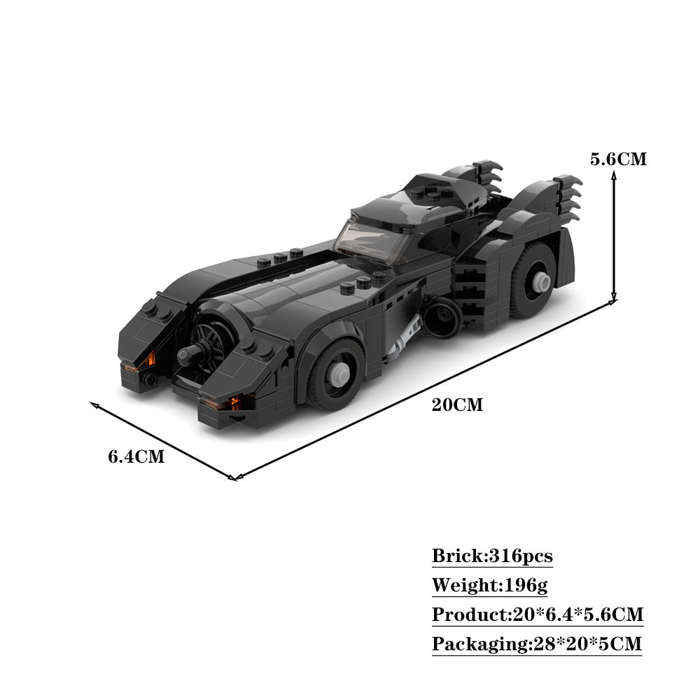 1989 batmobile moc building set | moc-93429 - 4