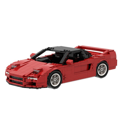 1990 Japanese Mid-Engined Sportscar Building Kit | LEGO-Compatible MOC - 2