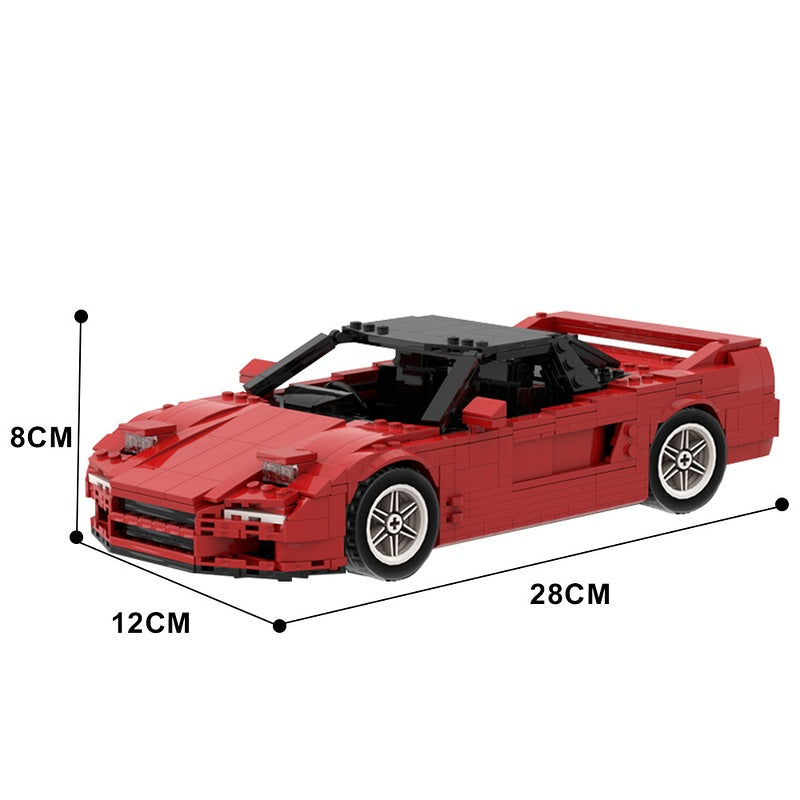 1990 Japanese Mid-Engined Sportscar Building Kit | LEGO-Compatible MOC - 4