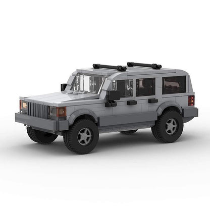 1990s American Classic ZJ-Style 4x4 Off-Road SUV Building Kit | Adventure Vehicle Model - 1