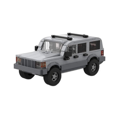 1990s American Classic ZJ-Style 4x4 Off-Road SUV Building Kit | Adventure Vehicle Model - 5