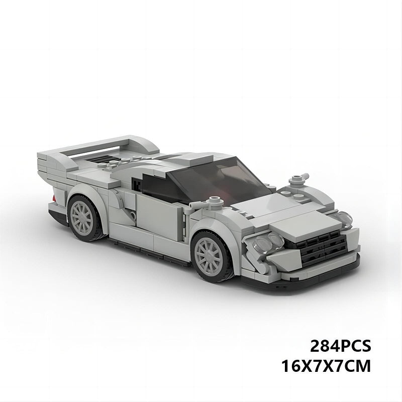 1990s GT1 Endurance Race Car Building Kit | 8-Wide Compatible MOC - 3