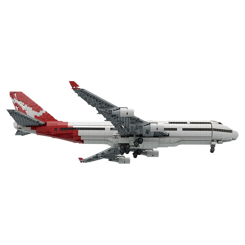  1:100 747-400 Four-Engine Jumbo Jet MOC Building Kit - 3