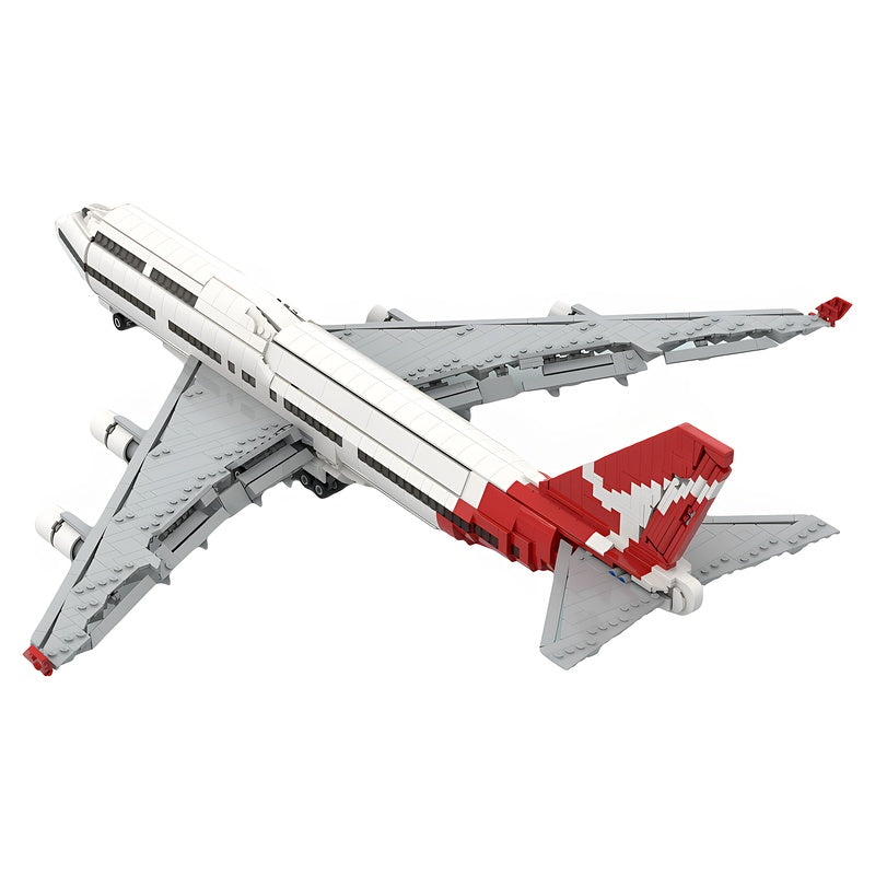  1:100 747-400 Four-Engine Jumbo Jet MOC Building Kit - 4
