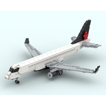 1:100 E175-E1 Regional Twinjet Passenger Airliner MOC Building Kit - 1