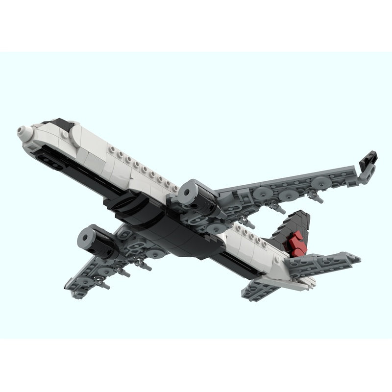 1:100 E175-E1 Regional Twinjet Passenger Airliner MOC Building Kit - 4
