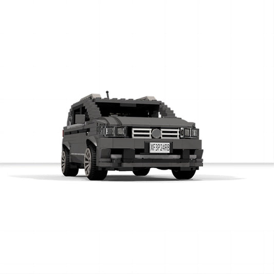 1:21 Compact Crossover SUV MOC Building Kit with AWD & Suspension - 1