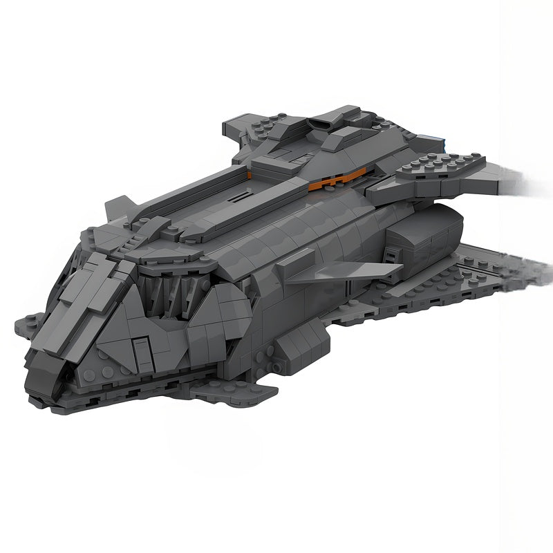 1:250 Federal Armored Fighter-Bay Space Gunship MOC Building Kit - 3
