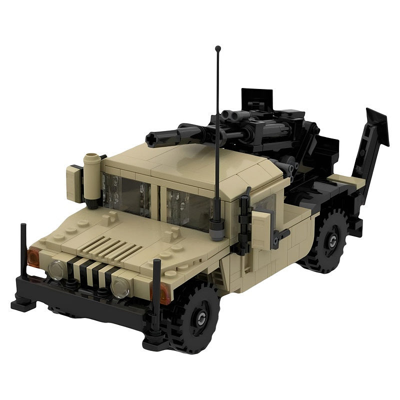1:35 Desert CT2 4x4 Mobile Artillery Vehicle MOC Building Kit - 2